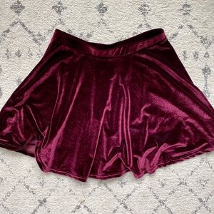 Velvet skirt